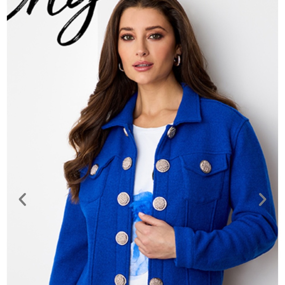 ROYAL BOUCLE GOLD BUTTON JACKEY